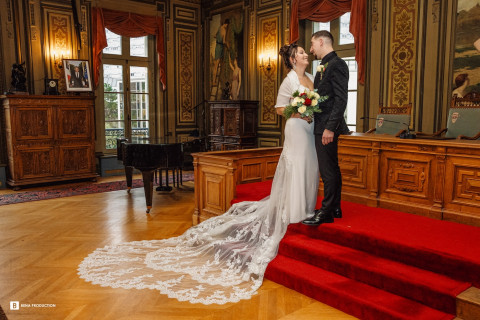 Le joyeux et chaleureux mariage de Manon et Gaëtan à Courbevoie pour la cérémonie civile et au Nomade Lodge, à la Chapelle-Gauthier, dans le 77, pour la soirée