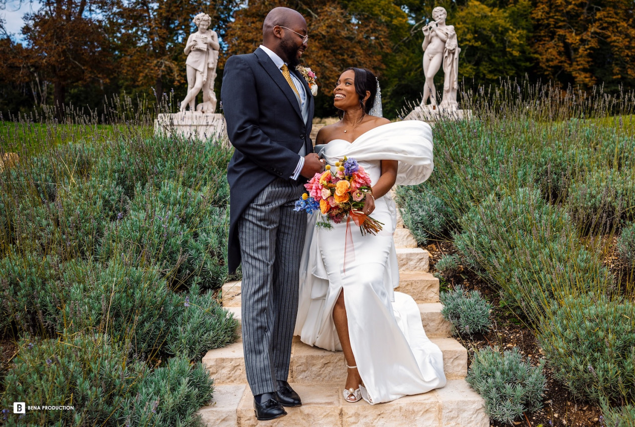 Le beau mariage en automne de Gaëlle et Roland-Marcel.